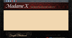 Desktop Screenshot of madamexnyc.com